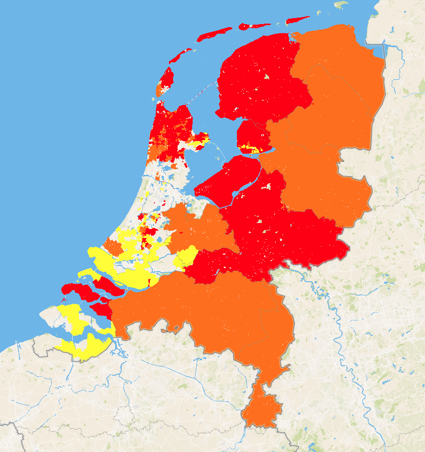 Netcongestie Nederland invoeden